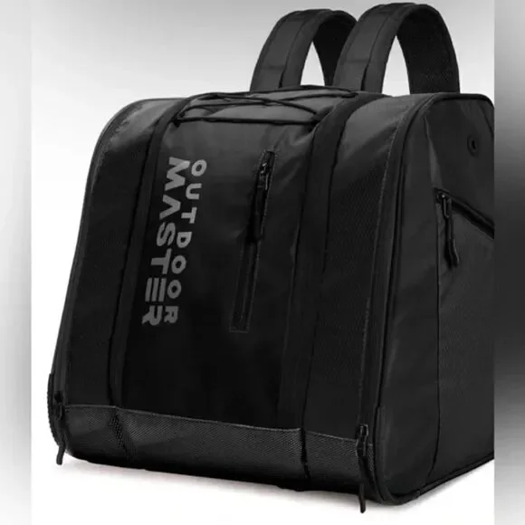 NWT 38L Ski Boot Bag, Boot Backpack with Waterproof Bottom for Ski Helmet